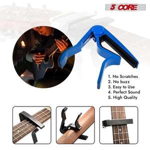 Capo de 5 Cuerdas para Guitarra Acústica y Eléctrica, Clip Kapo para Banjo, Mandolina y Ukelele - Product Image 4