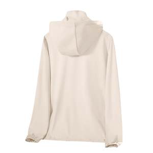 Chaqueta Cortavientos de Poliéster con Capucha para Mujer, Impresa por Sublimación Personalizada, Ropa Deportiva de Invierno OEM - Product Image 2