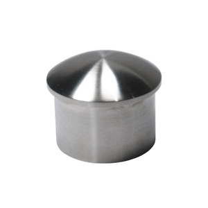 Pasamanos Redondo de Acero Inoxidable con Tapa Arqueada, Accesorios de Tubería con Técnicas de Fundición - Product Image 1