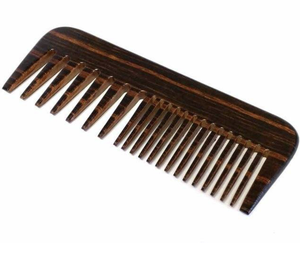 Peigne en bois naturel sculpté en bois de pêche, antistatique, pour massage et soins de santé, brosses à cheveux de haute qualité - Product Image 1