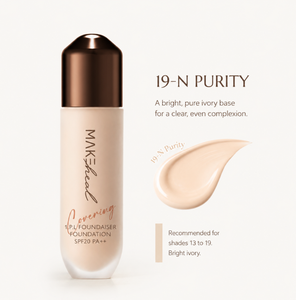 MAKEHEAL One PL Fond de Teint Liquide 28g Pinceau Artistique Coréen SPF20 PA++ 4 Teintes Spatule Stick Éclaircissant Maquillage K-Beauty - Product Image 1