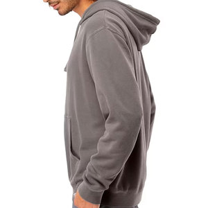 Sudadera con Capucha Personalizada para Adultos, Diseño Gráfico Personalizable, Color Gris Claro, Sudadera con Capucha para Hombre y Mujer - Product Image 2