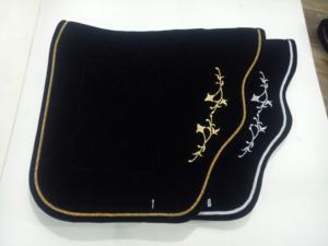 Tapis de selle équestre souple avec logo personnalisé pour chevaux Tapis de selle de style occidental Tapis de selle de cheval sautant stable - Product Image 4