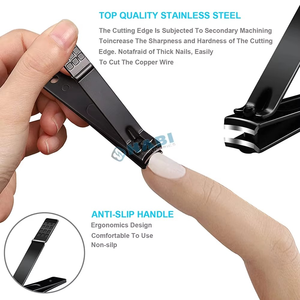 Juego de Manicura y Pedicura Profesional de Alta Calidad, Kit de Aplicación de Uñas de Acero Inoxidable, Caja con Logotipo Personalizado, Precio Bajo - Product Image 2