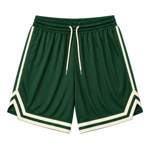Mesh Men's Basketball Shorts Solid Breathable Quick Dry 100% Polyester Jogger Shorts New Fashion Wholesale Double <b>Layer</b> - Product Image 4