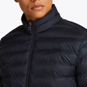 High Quality Custom <b>Light</b> Zipper Winter Men Puffer <b>Jacket</b> Wholesale High Quality Customized Logo <b>Waterproof</b> Puffer <b>Jacket</b> - Product Image 4