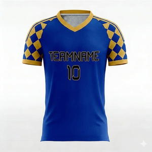 Conjuntos de Uniformes de Fútbol Personalizados de Poliéster Transpirable para Hombre, Conjuntos de Camisetas de Fútbol, Conjuntos de Equipaciones de Fútbol - Product Image 1