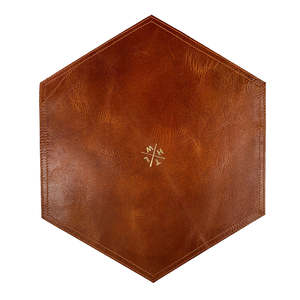 Manteles Individuales de Cuero Genuino, Manteles Individuales de Cuero Vegano, Manteles Individuales Irregulares, Ecológicos, Impermeables, Juego de 4 Manteles de Cuero de Lujo - Product Image 3