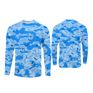 Chemise tactique légère personnalisée UPF 50+ à séchage rapide, respirante, protection UV, chemise de pêche pour homme, vêtements de pêche, sweat à capuche camouflage - Product Image 3