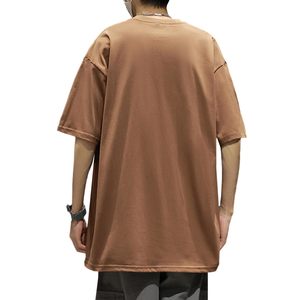 เสื้อยืดวินเทจแขนสั้นทรงโอเวอร์ไซส์ ผู้จัดจำหน่ายยอดนิยม เสื้อผู้ชายทรงหลวมเนื้อหนาสำหรับฤดูร้อน เสื้อทำงานคุณภาพสูงทรงหลวมใส่ทำงานได้ - Product Image 5