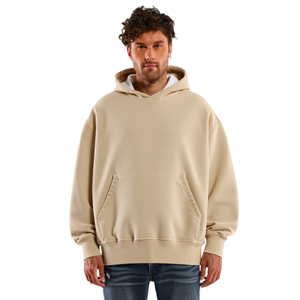 Sudadera con Capucha Personalizada con Pedrería, 100% Algodón, Unisex, Sólida, de Invierno, Holgada, con Bolsillos, Transpirable, 550 Gramos, Gruesa - Product Image 6