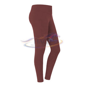 Pantalons d'équitation personnalisés avec logo, leggings d'équitation pour femmes avec grip en silicone, extensibles, respirants, pour l'entraînement. - Product Image 6
