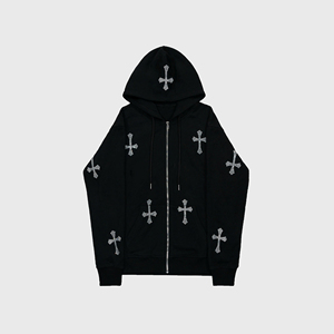 <b>Mens</b> Bling Rhinestone Hoodie Crystal Embellished <b>Pullover</b> Hooded Sweatshirt Shiny Fashion Streetwear Casual Winter Everyday - Product Image 1