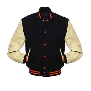 Customized Casual Wear Unisex Varsity <b>Jackets</b> with Stand Collar Front Logo Breathable Premium Quality Baseball Uniform - Product Image 1