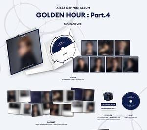 ATEEZ GOLDEN HOUR : ภาคที่ 4 (เวอร์ชั่น DIGIPACK) กลุ่มดนตรีเคป๊อปเกาหลี ภาษาเกาหลี ทุกวัย รุ่น BW-155 KR - Product Image 2