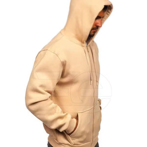 Sudaderas con capucha y cremallera para hombre, de algodón, con estampado personalizado, estilo urbano, para gimnasio, al por mayor - Product Image 5