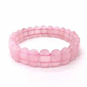 MN Exports MNE-899 Pulsera Elástica de Cuentas de Cuarzo Bohemio para Mujer, Patrón de Piedras Naturales, Regalo de Moda para Amantes - Product Image 3