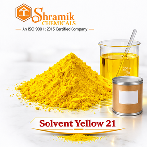 Shramik Chemical, Amarillo Brillante 18690, Polvo de Colorante Soluble en Solvente, 100% de Pureza, Soluble en Aceite, MF C17H14N4O3, CAS 5601-29-6, Antracina - Product Image 1