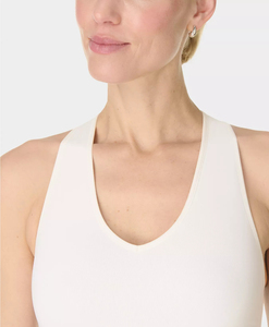 Débardeurs courts pour femmes à blocs de couleur et bordures contrastées, doux, extensibles, coupe ajustée, sans manches, pour l'entraînement et le quotidien, style dos nageur - Product Image 6