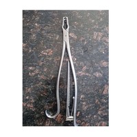 Pince à os manuelle en acier inoxydable, instrument orthopédique à mâchoires dentelées et verrouillage à cliquet pour usage hospitalier