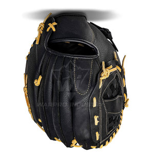 Guantes de Béisbol de Cuero de Estilo Profesional con Cierre Ajustable para Jóvenes y Adultos, para Entrenamientos de Béisbol - Product Image 2