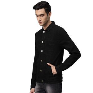 Veste en jean en coton tendance pour l'hiver, fabriquée en usine, nouvelle collection, veste en jean vintage décontractée pour homme, streetwear d'hiver, avec logo personnalisé - Product Image 5