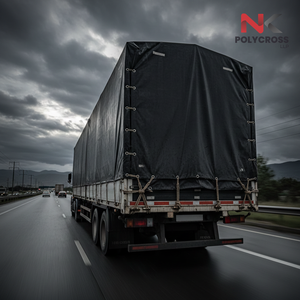 Bâche de transport en toile cirée imperméable pour charges lourdes, bâche en toile de coton imperméable pour le transport du bois et de l'acier - Product Image 2