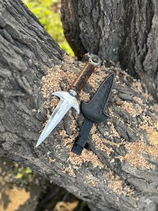 Cuchillos con Punta de Lanza y Mango de Madera, Hoja de Acero Inoxidable de 0.6mm de Grosor, Herramientas para Caza y Camping al Aire Libre, OEM Disponible, Garantía de 3 Años - Product Image 4