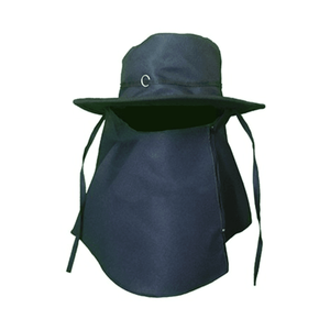 Chapeau de soleil d'été personnalisé avec logo, en coton, avec protection de cou et visage, imprimé UV, pour la pêche, faible MOQ, fabriqué en Thaïlande - Product Image 1