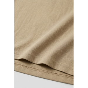 Oversized <b>Men's</b> Cotton Casual T-<b>Shirt</b> Solid Color Short Sleeve Plain Dyed Knitted Summer Breathable <b>Shirt</b> - Product Image 3