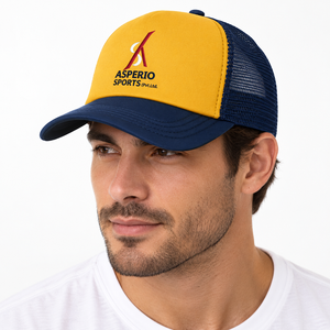 Casquette de camionneur personnalisée avec dos en maille respirante, fermeture snapback réglable, design léger, ajustement confortable, idéale pour les vêtements de travail en extérieur - Product Image 1