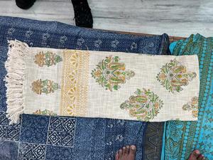Manta de Sofá de Algodón Estampada a Mano de Jaipur, Manta Tejida para Sofá, Cama o Silla, Decoración Tradicional para el Hogar, Venta al Por Mayor para Exportación - Product Image 3