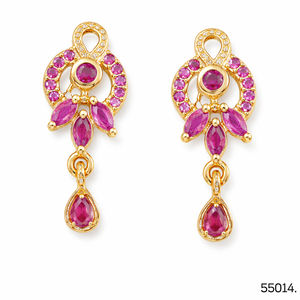 Moll jewellers แฟชั่นสีทองมุกเทียมตัดคริสตัล rhinestone แบบดั้งเดิมต่างหูสตั๊ดโลหะผสมงานเลี้ยงของผู้หญิง - Product Image 4