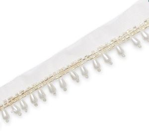 Tela de Encaje de Lujo Ecológica con Bordado Floral, Lentejuelas y Cuentas, Adorno de Guipur para Vestidos de Novia y Diseños de Alta Costura - Product Image 6