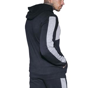 High Quality Custom Logo Plus Size Men's Hoodies Sweatshirts 100% <b>Combed</b> Cotton French Terry Full Zipper Mens Hoodie - Product Image 3