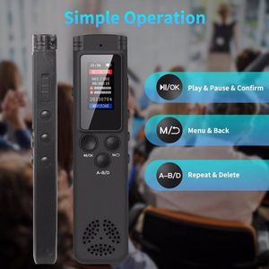 64GB Digital Voice Recorder with Activation Playback Password Variable Speed for Lectures Meetings Audio Recordings - Product Image 3