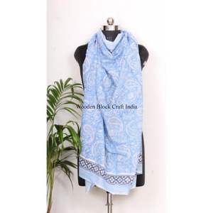 Pareo de algodón ligero hecho a mano para verano, estampado a mano, perfecto como pañuelo de playa, cubierta de traje de baño para mujer, regalo para ella - Product Image 6