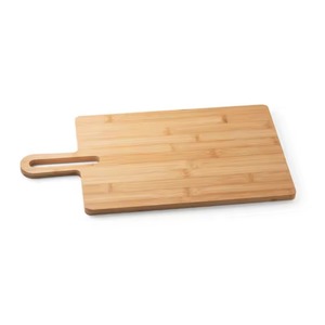Planche à découper rectangulaire en bois naturel avec poignée intégrée et trou de suspension, écologique, passe au lave-vaisselle, REHMAN CRAFT - Product Image 6