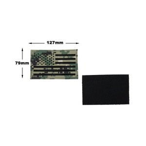 Parche Bordado de Tela Tejida con Diseño de Bandera Americana, Rectangular, para Coser - Product Image 2