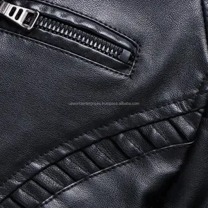 D & M Veste motard en cuir PU respirante d'automne et d'hiver pour femmes Manteaux d'extérieur confortables pour motos dames - Product Image 3