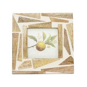 Marco de fotos de alta calidad con incrustaciones de resina y acabado brillante en resina, marco de fotos de MDF a precio de fábrica al por mayor. - Product Image 2