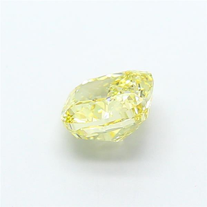 Diamante suelto de corte cojín, color amarillo intenso, certificado CVD, cultivado en laboratorio, con brillo radiante y elegante, pieza de joyería fina. - Product Image 2