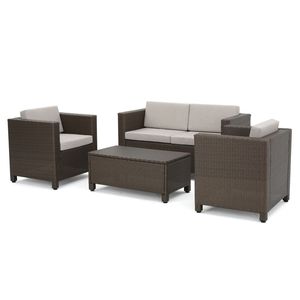 Set di 4 Pezzi di Mobili da Esterno per Patio, Durevoli ed Eleganti, Collezione PUERTA - Product Image 2