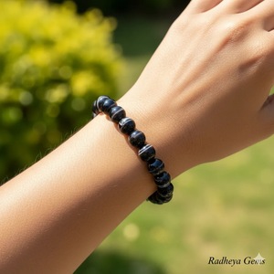 Pulsera Artesanal de Ágata Natural con Cuentas, Pulsera de Perlas y Cristales Curativos, Venta al por Mayor desde India - Product Image 4