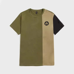 T-shirt 100% coton polyester respirant à manches courtes, t-shirt de haute qualité, vêtements d'été pour hommes - Product Image 1