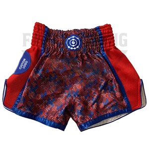 Vêtements de combat de kick-boxing imprimés, vêtements d'arts martiaux 100% polyester, shorts de Muay Thai confortables sublimés - Product Image 3