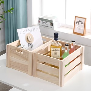 Caisse en bois la mieux sélectionnée corbeille à fruits empilable pour la cuisine prix de gros caisses de stockage en bois pour la maison - Product Image 4