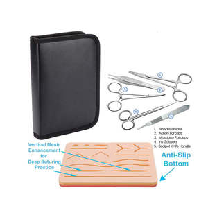 Kit chirurgical pour étudiants en acier inoxydable, manche de scalpel, certifié CE, ensemble d'instruments de suture, plastique, par Dentavex - Product Image 2