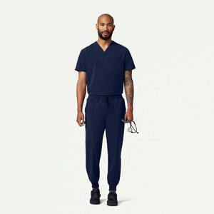 Ensemble de blouses médicales pour hommes et femmes, tissu peigné, résistant aux plis, plusieurs couleurs, usage hospitalier, confortable, haut + pantalon, haute qualité - Product Image 6