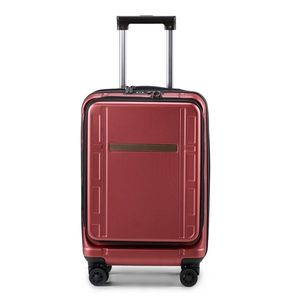 Valigia da cabina in alluminio da 20 pollici con scomparto frontale, doppie ruote girevoli, lucchetto TSA e approvata per il trasporto aereo - Product Image 4